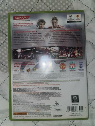 PES 2010 Pro Evolution Soccer Xbox 360