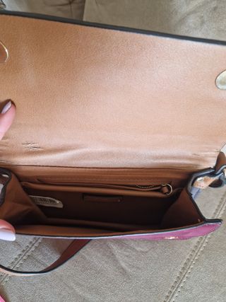 Bolso Parfois doble cara marrón y morado