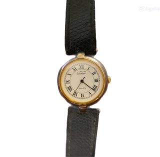 Reloj Cartier Dama Oro y Negro