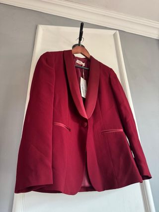 Tailleur donna elegante rosso