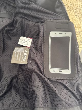 Chaqueta de moto negra