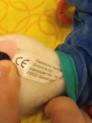 OFERTA Navidad Peluche Diddl Bebé Vintage con Chup