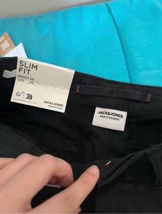 Pantalón Cargo Hombre Negro