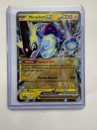 Carta Pokémon Miraidon EX 081/198