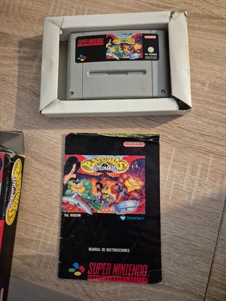 Battletoads in Battlemaniacs Super Nintendo PAL ES