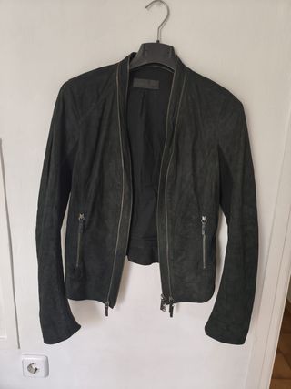 Chaqueta VSP Vespucci Ante Negra Talla 38