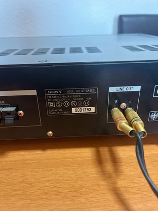 Sony ST-SA5ES Sintonizador FM/AM Negro de Segunda mano por 179 EUR