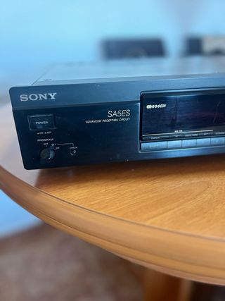 Sony ST-SA5ES Sintonizador FM/AM Negro de Segunda mano por 179 EUR