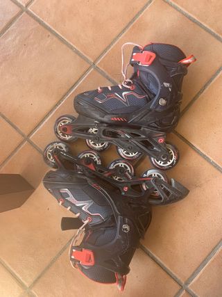 Patines en línea y protecciones