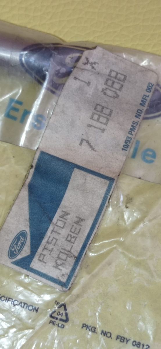 Pistón bomba aceite FORD Fiesta, Escort y Focus. 