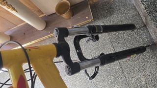 Cuadro de Bicicleta Amarillo RACER