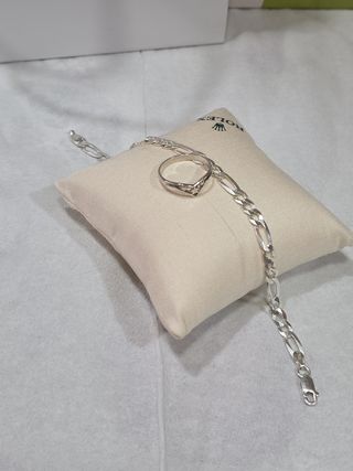 Pulsera y sortija plata de ley n. sortija 14 