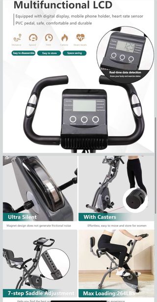 Bicicleta Estática 10 Niveles Resistencia