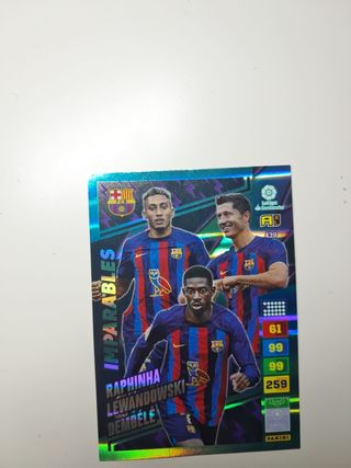 Cromo Fútbol Raphinha Lewandowski Dembelé