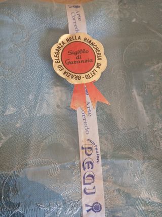Copriletto matrimoniale blu
