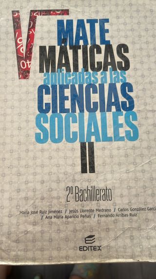 matemáticas aplicadas a las ciencias sociales 