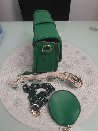Bolso bandolera verde