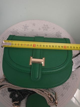 Bolso bandolera verde