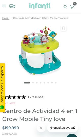 Correpasillos Tiny Love 4 en 1