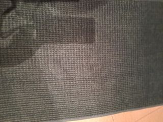 Alfombra de baño gris