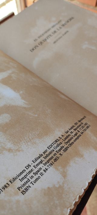 Don Quijote De La Mancha Edición Limitada n°445