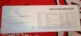 Espejo Retrovisor DVR Coche Full HD 1080 Dashcam