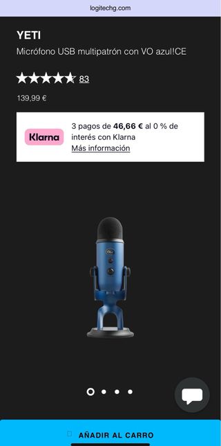 Micrófono Blue Yeti + Radius III + Brazo Compass