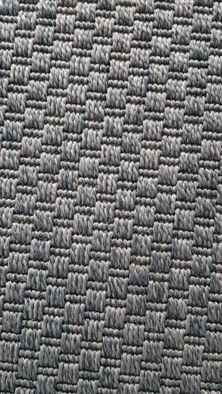 Alfombra efecto yute 200x300 gris