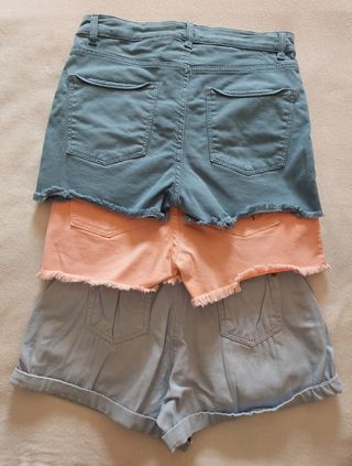 Lote 3 Calções Algodão 11-12A