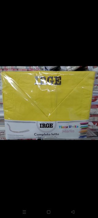 Lenzuola matrimoniali cotone IRGE
