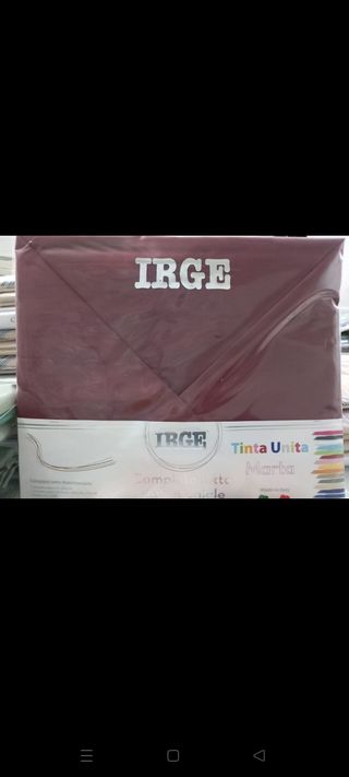 Lenzuola matrimoniali cotone IRGE