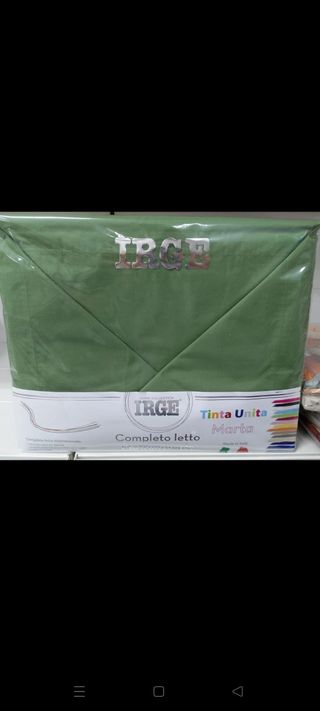 Lenzuola matrimoniali cotone IRGE