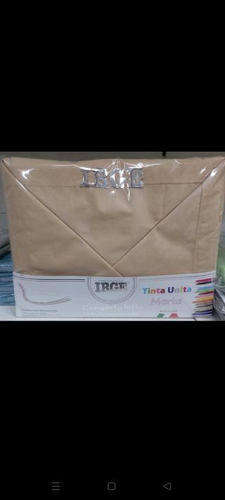 Lenzuola matrimoniali cotone IRGE