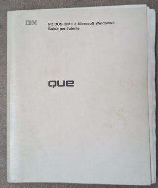 PC dos IBM e MS Windows guida per l'utente