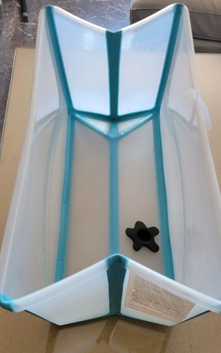Bañera Bebé Stokke con soporte para bebé