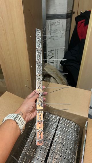 Pinchos Antipalomas Acero Inoxidable, piezas 50 cm