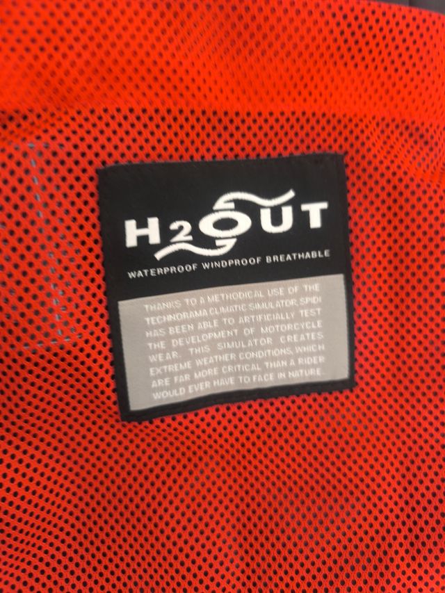 Chaqueta Spidi Mujer Negra y Roja