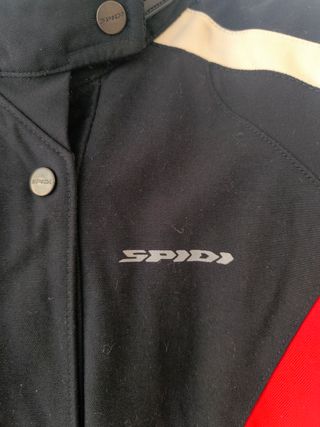 Chaqueta Spidi Mujer Negra y Roja