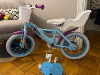 Bicicleta Frozen Niños/as Azul