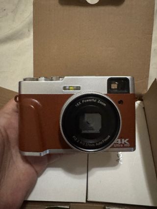 Nuova fotocamera digitale 4K Ultra HD vintage