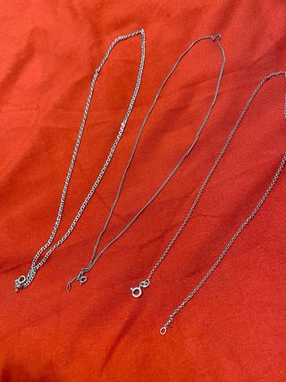 Cadenas de plata