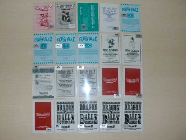 Dragon ball Rami card lot (Borders cut!)