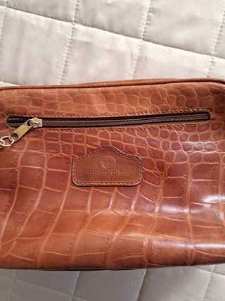 Borsa tracolla Mastro Pelletteria pelle marrone