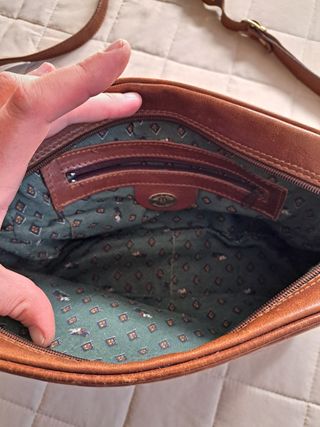 Borsa tracolla Mastro Pelletteria pelle marrone