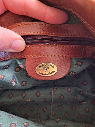 Borsa tracolla Mastro Pelletteria pelle marrone