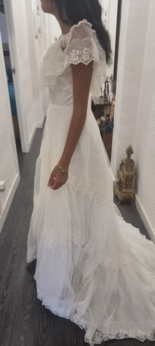 Vestido de Novia con Velo