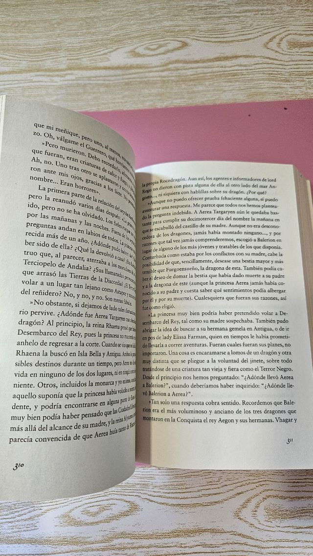 Libro Fuego y Sangre (Juego de tronos)