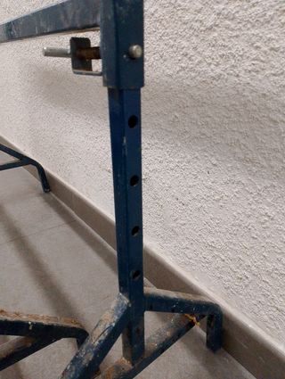 Soportes metálicos para andamio