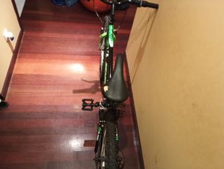Bicicleta 24 Negra y Verde