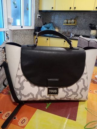 Bolso Tous Original Beige y Negro